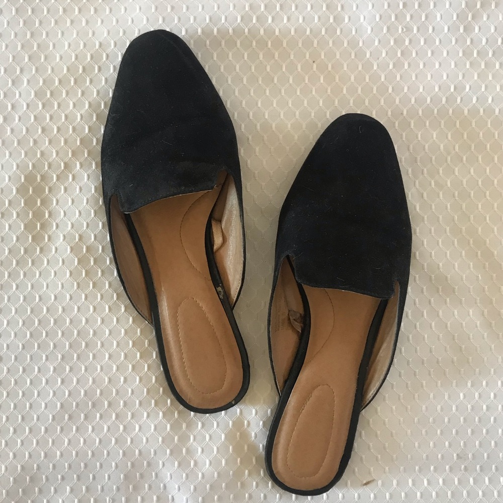 Lane Bryant Black Mules